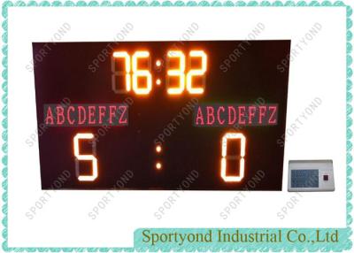 China Indoor Tabletop Futsal Football Electronic Scoreboard 5-A-Sided Scorekeeper for sale