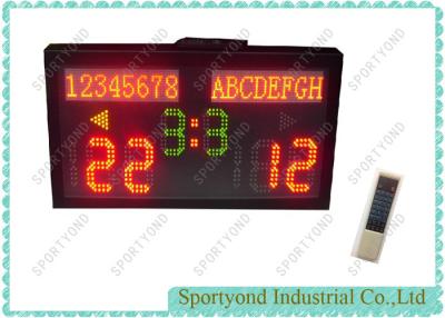 China Portable Electronic Table Tennis Scoreboard , Ultra Bright LED Volleyball Score Cards for sale