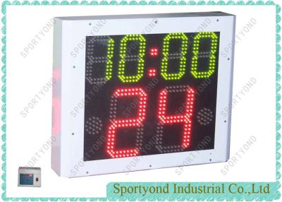 China Double Sided Water Polo Shot Clock With Period Time , Energy Saving for sale