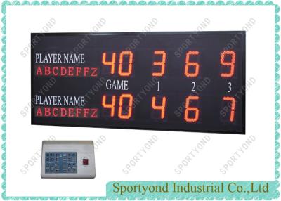 China Three Sets Led Digital Electronic Scoreboard For Tennis Game 1.8m x 0.8m for sale