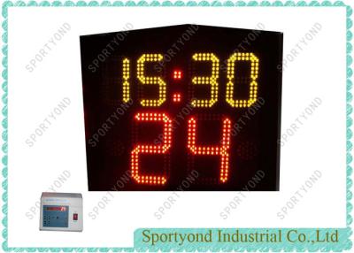 China Electronic College Basketball Shot Clock With Three Sided Led Digital Display for sale