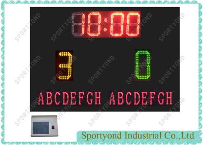 China Wireless Led Digital Electronic Football Scoreboard With Electronic Team Name for sale