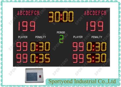 China Wireless Handball Scoreboard High Brigtness AC 100V - 240V 50Hz / 60Hz for sale