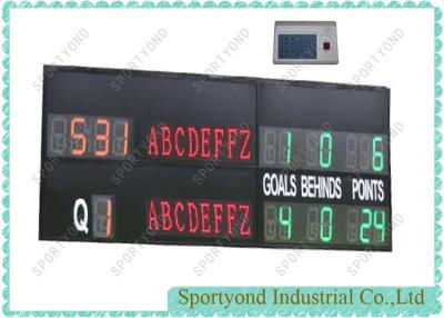 China Led Electronic Portable Outdoor Scoreboards For Australian Football , Waterproof IP65 for sale