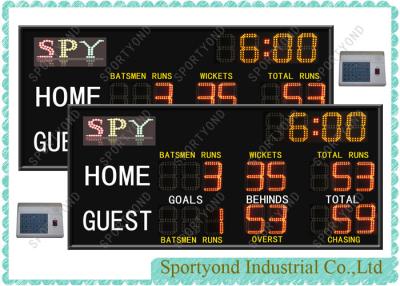 China Electronic Live Cricket World Cup Scoreboard Sports , Digital LED Scoring Board for sale