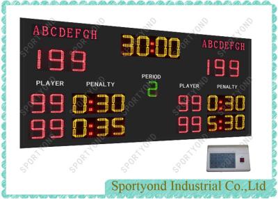 China Single Sided Display Handball Scoreboard for sale