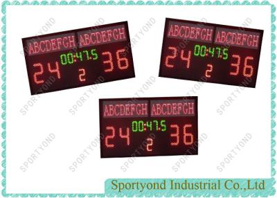 China High School Handball Scoreboard With Timer , Letters And Digits Scorer Display for sale