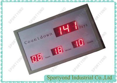 China Large Led Digital Clock Display For Countdown Timer , Digits Display for sale