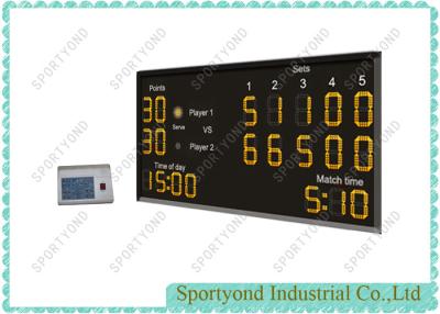 China Ultra Bright Electronic Tennis Scoreboard Tennis Court With CE RoHS FCC for sale