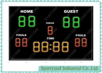 China Portable LED Outdoor Indoor Football Electronic Scoreboard , Soccer Scores Timer for sale