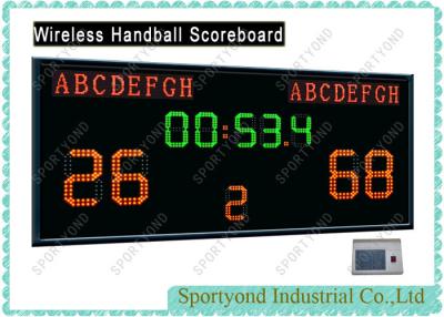 China Digital Handball Scoreboard With Team Name , AC 100V AC 230V Power for sale