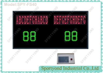 China Sports Venues Electronic Football Scoreboards , Wireless Soccer Scores Display for sale