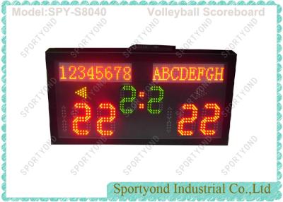 China Wireless Indoor LED Electronic Volleyball Scoreboard Sports , Electronic Team Name for sale