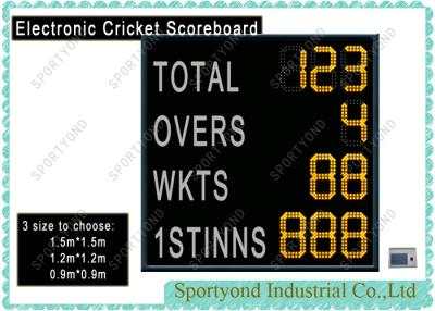 China Custom Amber Electronic Portable Cricket Scoreboard Led Digit Scores Display for sale