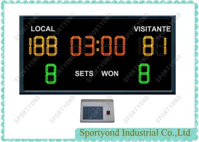 China Super Bright LED Volleyball Electronic Scoreboard For Basketball for sale