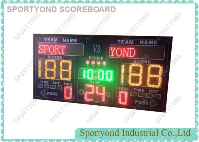 China LED Digital Electronic Portable Basketball Scoreboard With 24 Second Shot Clock for sale