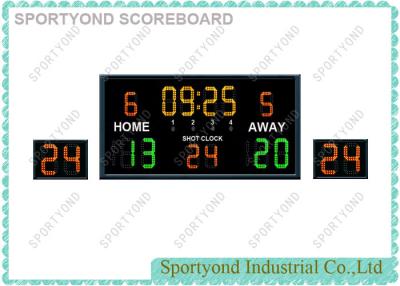 China Wireless Match Electronic Basketball Scoreboard Maker and Shot Timer LED Display for sale