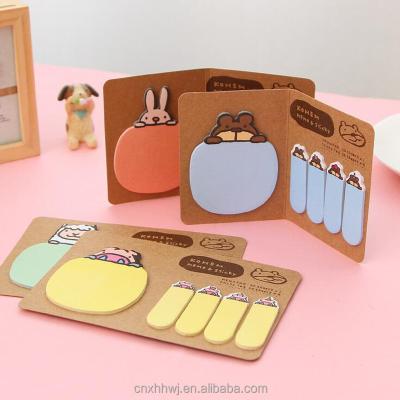 China Self-adhesive custom printed sticky note pads flip pad sticky notepads with logo for sale