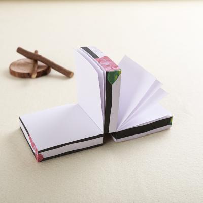 China Custom Self-adhesive Self-adhesive Printed Paper Pad Cube Memo Pads Gifts Promotional Sticky Offset Printing for sale