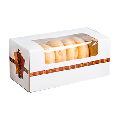 China Recyclable Custom Cardboard Food Packaging Box For Sushi And Donuts for sale