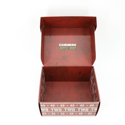 China Factory Sale Ad Recyclable Custom Logo Corrugated Packaging Shipping Boxes for sale