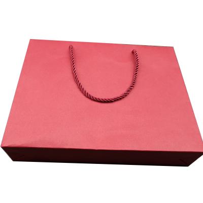 China Recyclable Custom Logo Printing Recycled Kraft Paper Bag Gift Shopping Bag for sale