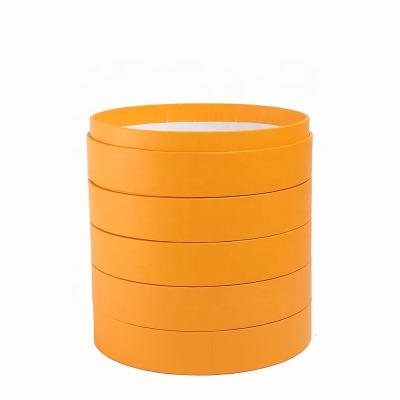 China Recyclable Custom Logo Printing Round Double Side Box Color Printing Paper Cardboard Tube for sale