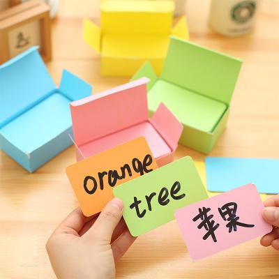 China Gift.postcard 90 Pcs/Pack Memory Cards Blank DIY Word Graffiti Blank Cards Net Small Memo Pad Blocks Memorandum Note Blank Word Cards for sale