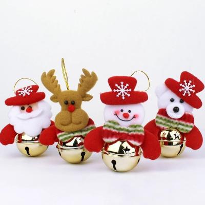 China Older Snowman Doll Pendant Christmas Tree Christamas Home Decoration Accessories Bell Pendant Christmas Supplies for sale