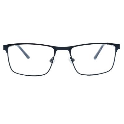 China High Quality Classic Rectangle Men Metal Glasses Spectacle Frames Optical Frame China Manufacturer for sale