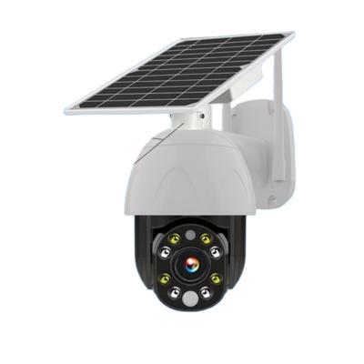 China Outdoor Wifi 4G Sim Card Night Vision Solar Battery Auto Motion Detection CCTV Camera 2MP 1080P Full Color IP Camera Wireless CCTV Camera for sale