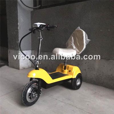 China 50cc Three Wheel Mini Scooter Pro Handicapped Electric Motorcycle Scooter Front 12inch for sale