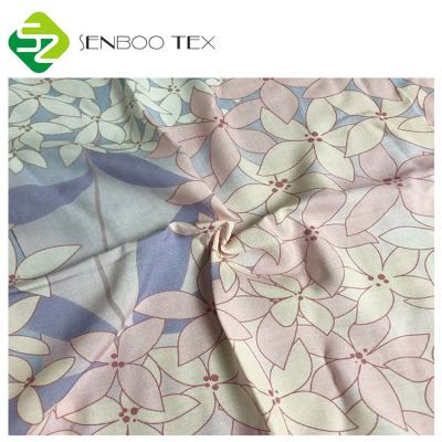 China Anti-Bacteria Customized Print Woven Type 100% Bamboo Fiber Fabric For Brands Clothing for sale