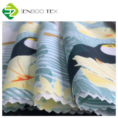 China Oekotex Bamboo Fabric Manufactur 100 Anti-bacteria 2021 New Collection Digital Printing Animals Used For Shirt for sale