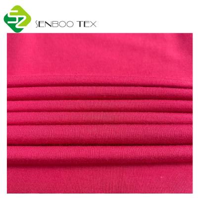 China Eco-friendly Anti-bacteria fabric 95% 5% spandex bamboo bamboo fabric knit for T-shirt woman swimwear for sale