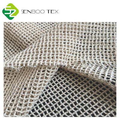 China Anti-bacteria classically designed gots 100% organic cotton mesh fabric to produce mesh bag for sale