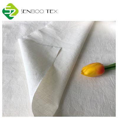 China Moisture-absorbent 55% Organic Certificate Hemp 45% Organic Cotton Woven Fabric Undyed For Ear Candles for sale