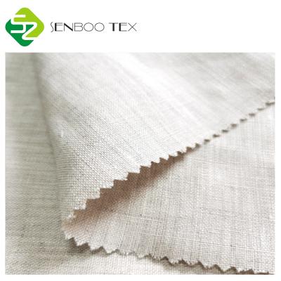 China Anti-bacteria wholesale 100% fabric textile linen canvas for bedding and home textile for sale