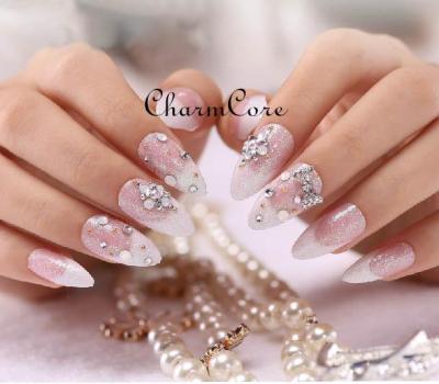 China Flatback Factory Supply Fashion Flat Back Nail Beads For Nail Art for sale