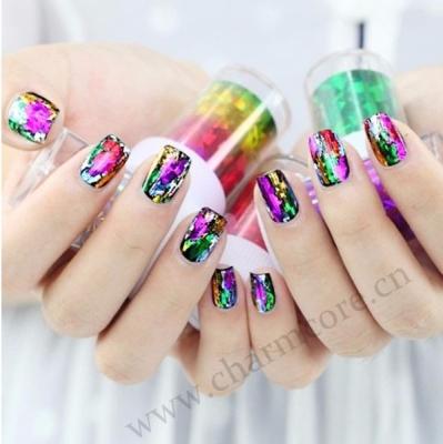 China New HOT French Pet Nail Polish Glitter Nail Art Stickers DIY Tip Transfer Wraps Foil Beauty Nail Decals Decoration for sale