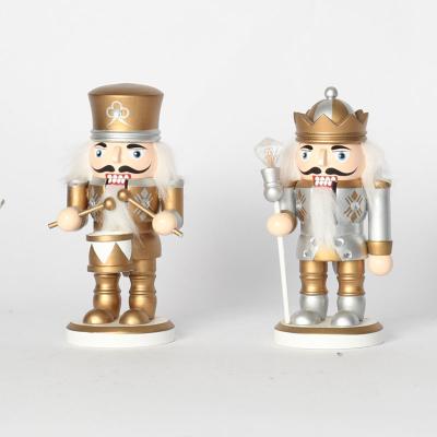 China Wholesale Custom Wooden Ornament Eco-friendly Christmas Factory Nutcracker Dolls Wooden Nutcracker Soldier for sale