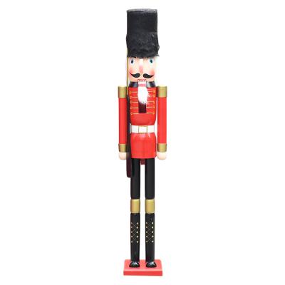 China Wholesale Customizable Home Indoor Style Wooden Christmas Decoration Outdoor Nutcracker for sale