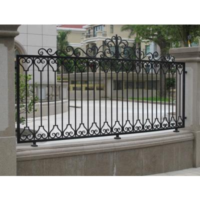 China Simple Design Cheap Easily Assembled Decorative Wrought Iron Fence Panels For Sale for sale