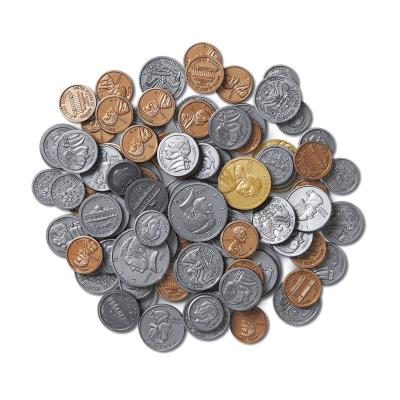 China Europe Hot Factory Wholesale Money Accessories Customized To Pretend Realistic Custom Money Kids Coins for sale