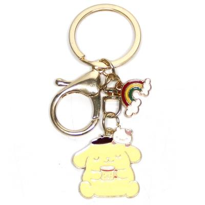 China Fashionable high quality custom cartoon personalizedswivel clips hooks metal lobster clasp creative animal keychain for sale