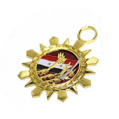 China Cheap 2022 Gold Medal Factory Outlet Europe Silver Plating 3d Plating Commemorative Craft Torch Brass Custom Metal Coin for sale