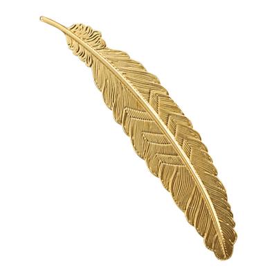 China Wholesale Feather Bookmarks Europe Metal Gifts Cute Pendent 3D Librarians Girls Teachers Women Student Bookmarks for sale