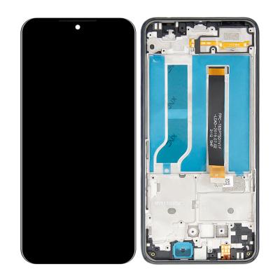 China TFT LCD Display Touch Screen Digitizer Lens Glass Panel Assembly With Frame For LG K51 K500 K500UM for sale