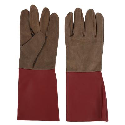 China Anti-smash Leather Safety And Industrial Leather Welding Work Glove for sale