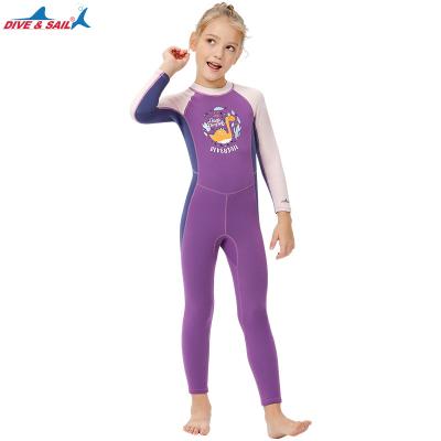 China 2022 Child Kids Wetsuit For Boys Girls Diving Suits Zipper Wetsuits Neoprene Thermal Swimsuits Keep Warm Diving Suit For Surfing for sale